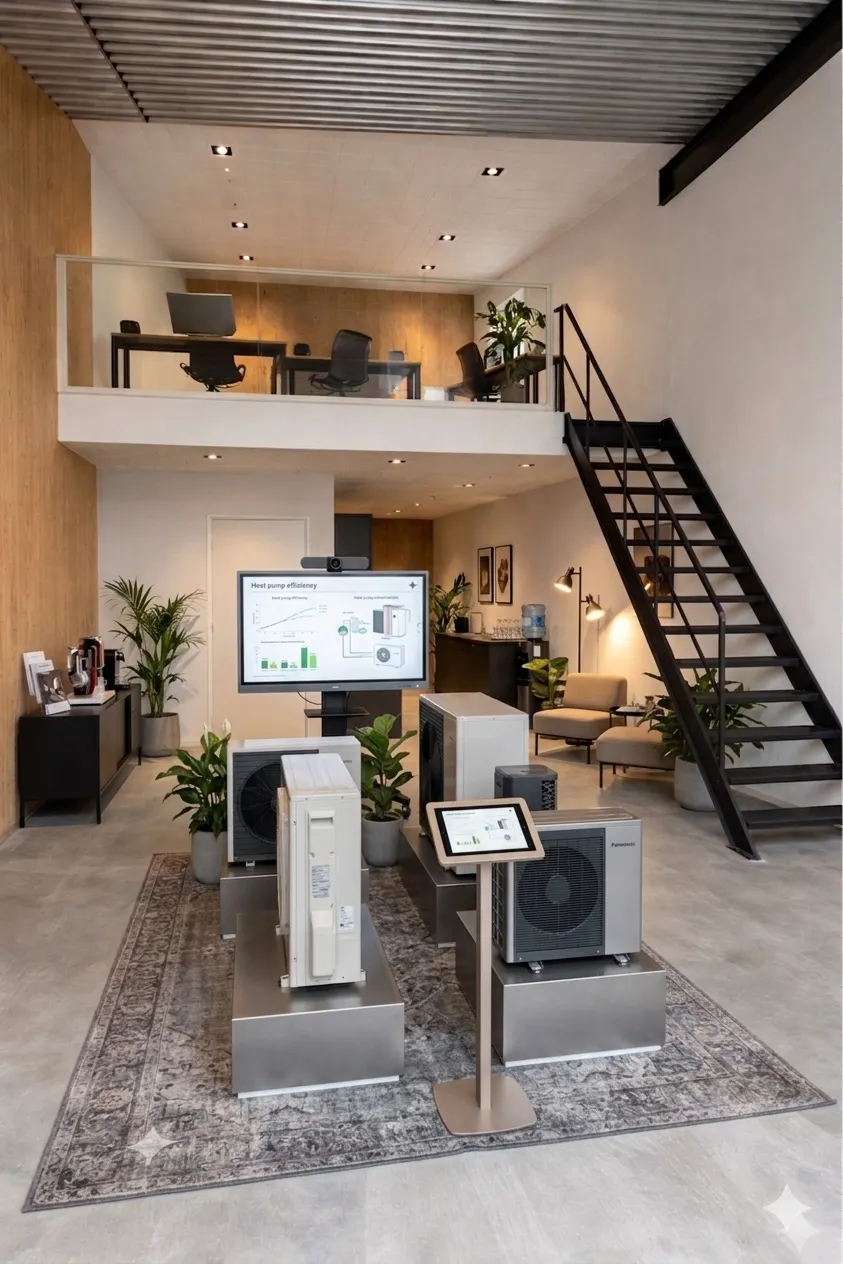 Kontor lager och showroom för ehandel med mera